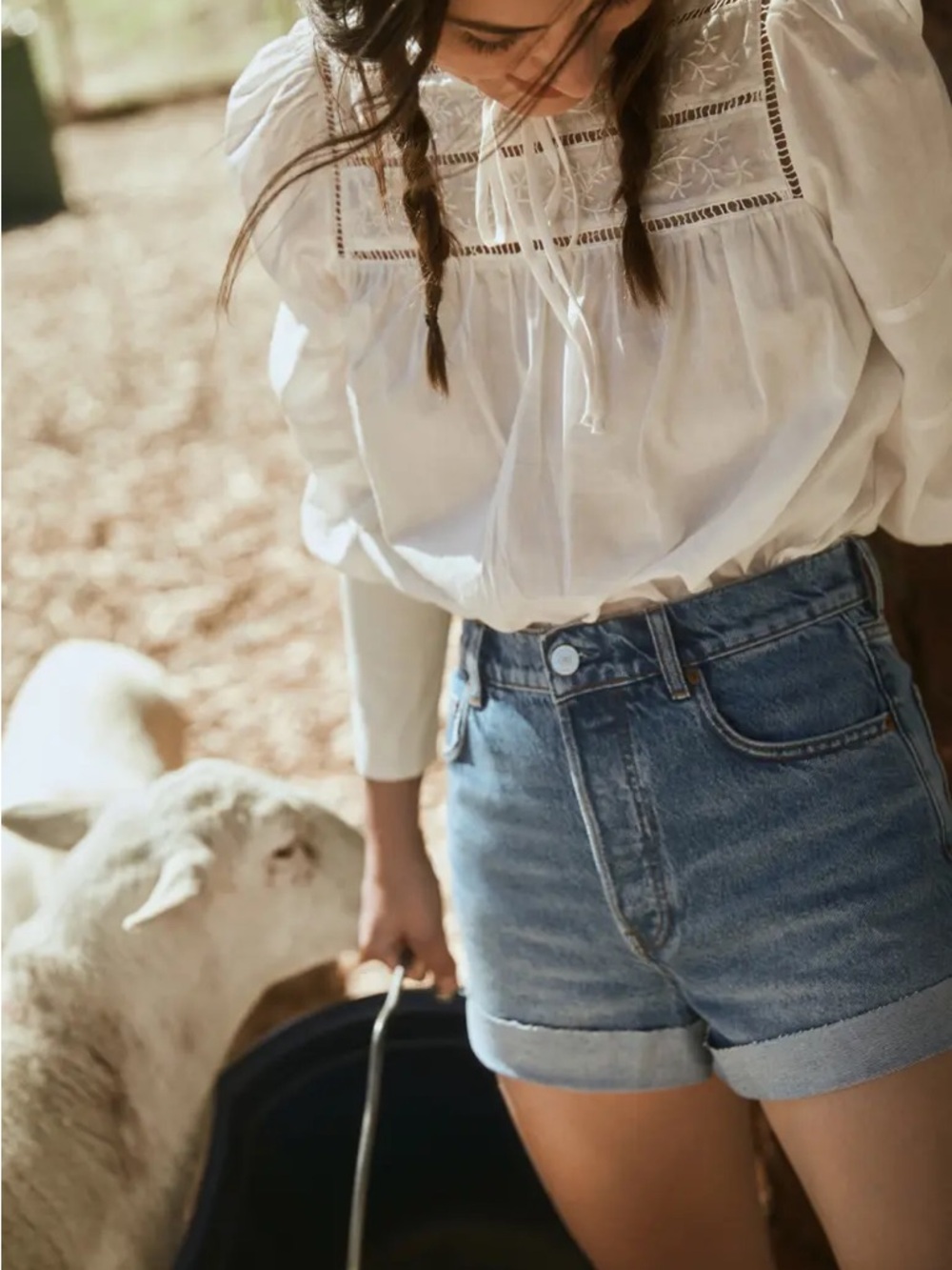 Reformation Charlie High Rise Shorts